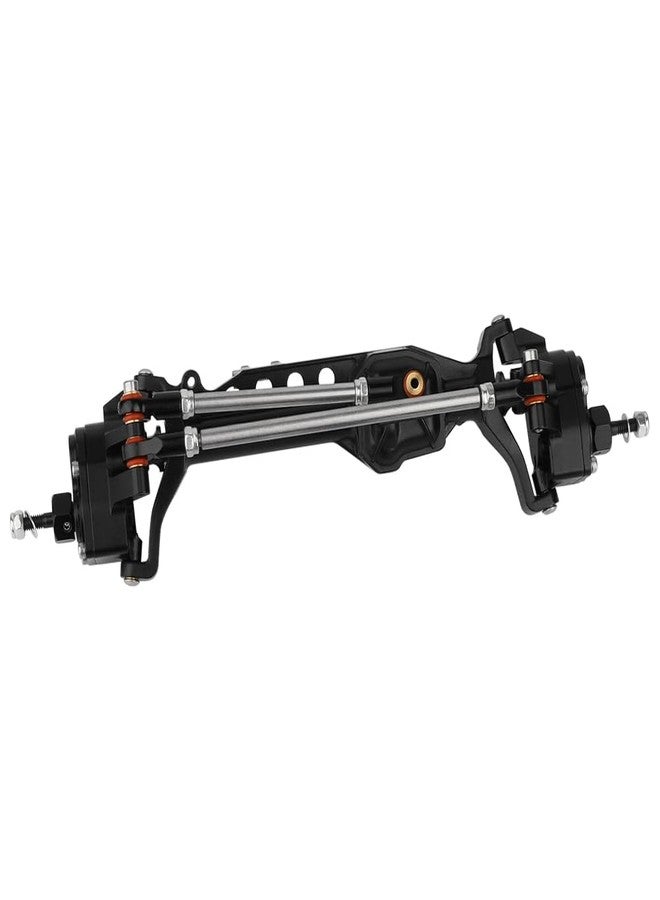 Pothyes CNC Metal Front and Rear Portal Axles for 1/10 RC Crawler Car Axial SCX10 III AXI03006 AXI03007 Wrangler JL AR45 Axle Upgrade Part (Black) - Image 5